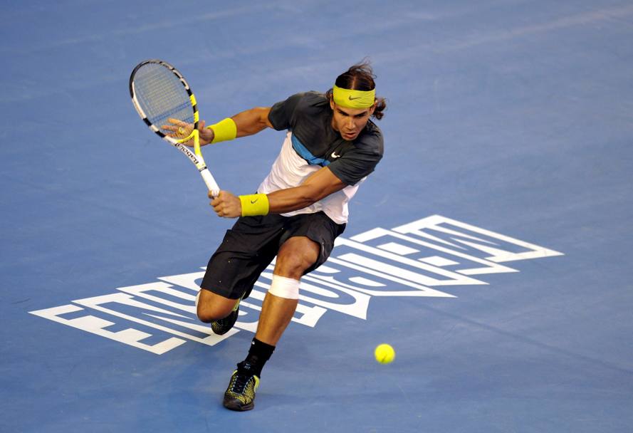 Melbourne 2009: Nadal batte Federer e vince gli Australian Open EPA